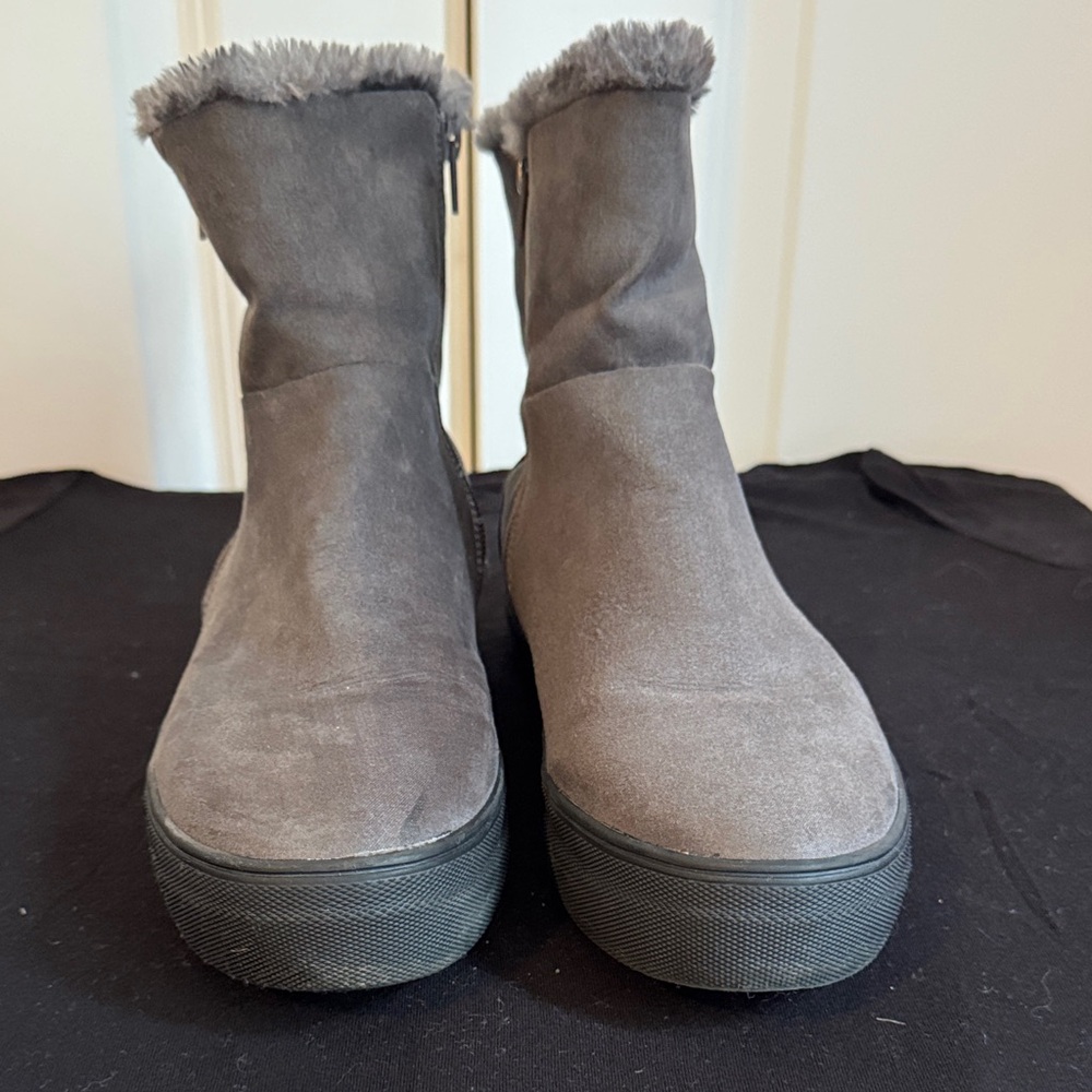 MIA Gray Suede Women's Boots